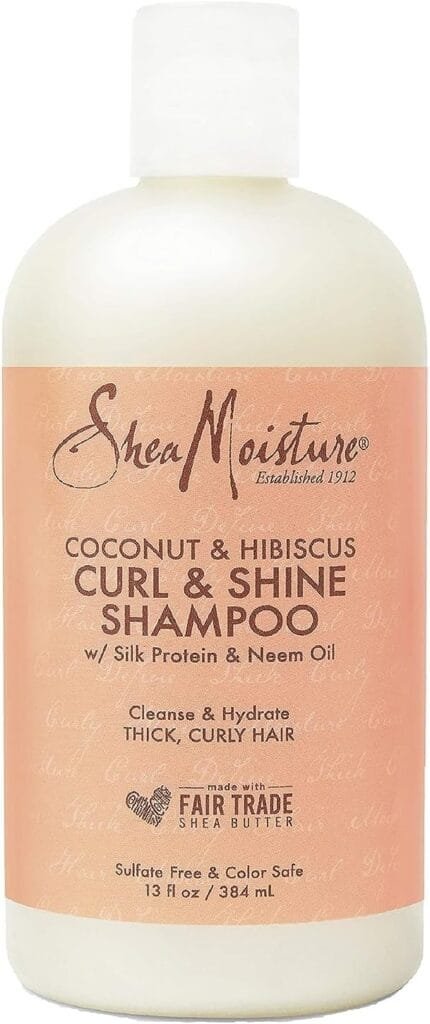 I 6 Migliori Shampoo Senza Solfati, Siliconi e Parabeni (Opinione Sincera) 5 1. SheaMoisture Coconut Hibiscus Curl Shine Shampoo