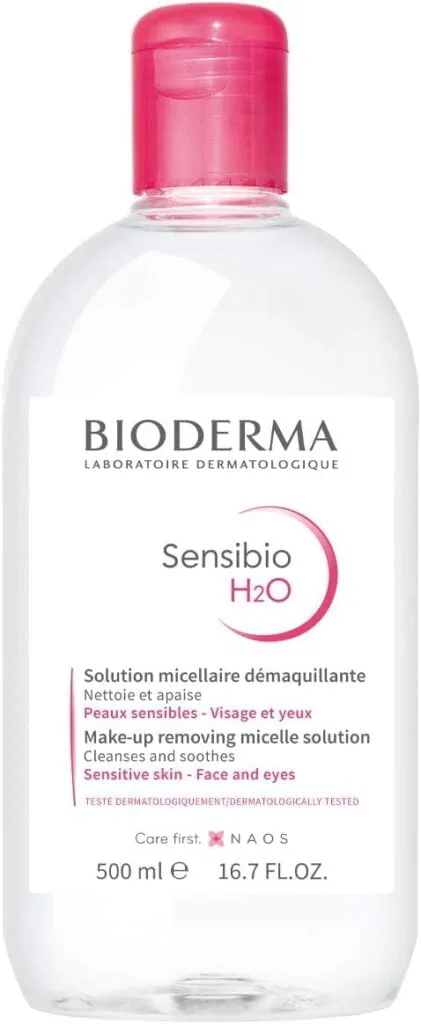 10 Detergenti viso essenziali per la tua routine 8 BIODERMA SENSIBIO H20