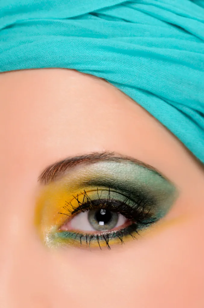 make up occhi green