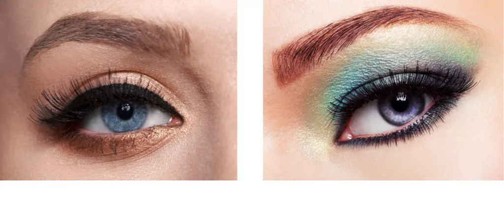 Maquillaje ojos azules
