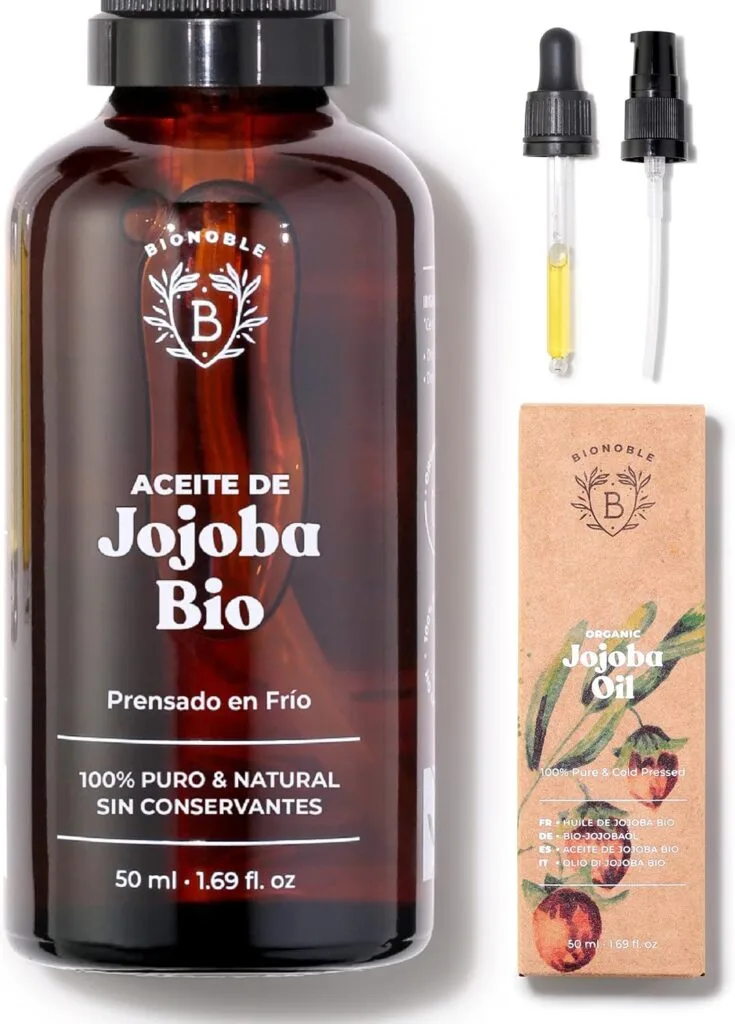 Come integrare gli oli per il viso nella vostra routine di cura: una guida completa 6 Olio di jojoba biologico Bionoble